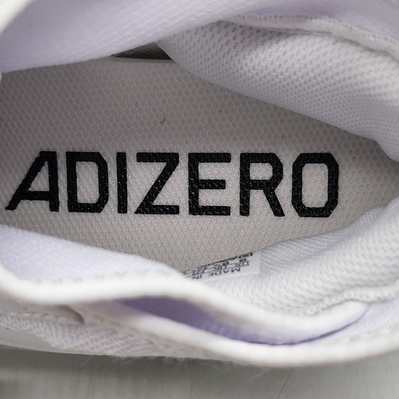 Adidas Adizero Impact 2.2 Football Cleats Men's 9 White Silver - Picture 9 of 11